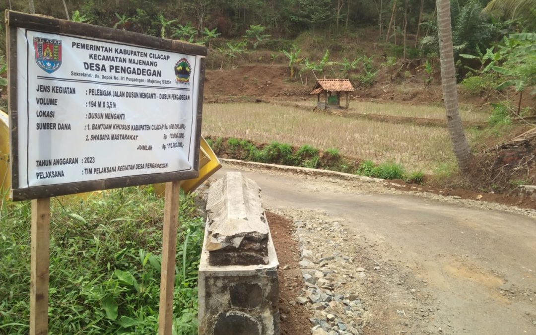Mewujudkan Kebutuhan Infrastruktur: Pembangunan Jalan di Desa Pengadegan, Kecamatan Majenang